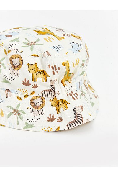 LC Waikiki Lcw Baby Animal Printed Baby Boy Bucket Hat