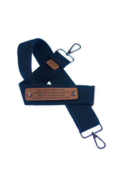 Miaju Navy Blue Color, Unisex, Special for Friend Name, Shoulder Strap Suitab...