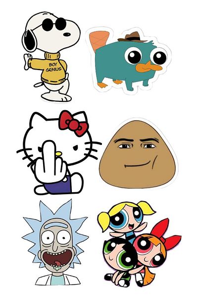 Sticksy Popular Stickerphone Laptop Notebook Tablet Laptop Flask Sticker Sticker St1131