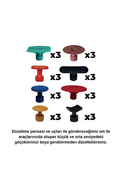 Genel Markalar PDR Boyasız Göçük Düzeltme Penseli Set