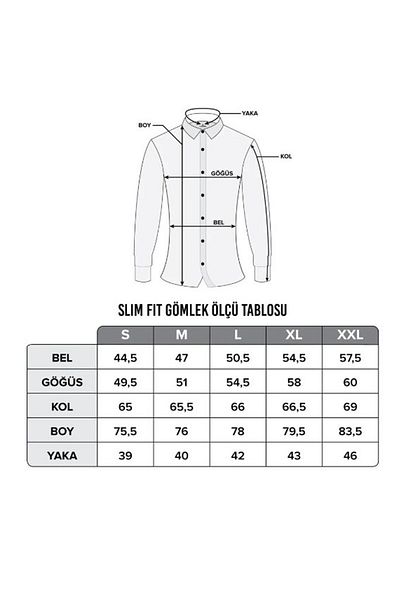 Kravatistan White Slim Fit Shirt and 5.5cm Slim Tie Set
