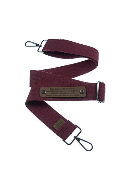 Miaju اللون العنابي، أنيق وعملي، حزام حقيبة ذو ملمس شخصي، 220 سم، حزام كتف هد...