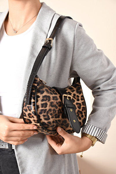 thegirlhouse حقيبة كتف نسائية بتصميم رفيع من الجلد الصناعي اللامع للموسم الجد...