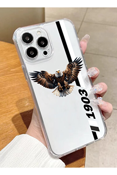 3GEN CASE iPhone 11 Pro Max Compatible Fan Patterned Transparent Silicone Case