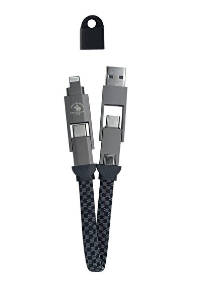 Santa Barbara Polo & Racquet Club SBPRC Miles 15cm 100W 4in1 PD Data Şarj Kab...
