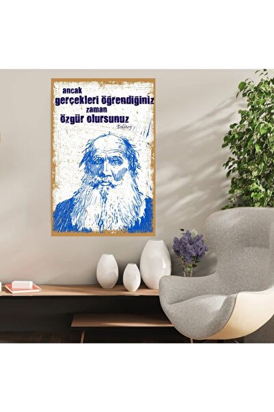 DURUSOY Ρετρό ξύλινη αφίσα από MDF - Αστεία αποφθέγματα, γραφές τοίχου, τοπία...