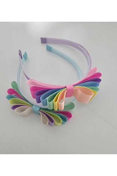 MutluBiDünya Lily Kız Çocuk Renkli Kurdele Taç