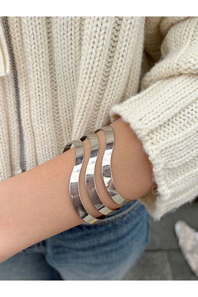 Eylülün Takısı Women's Silver Color Sequential Bracelet