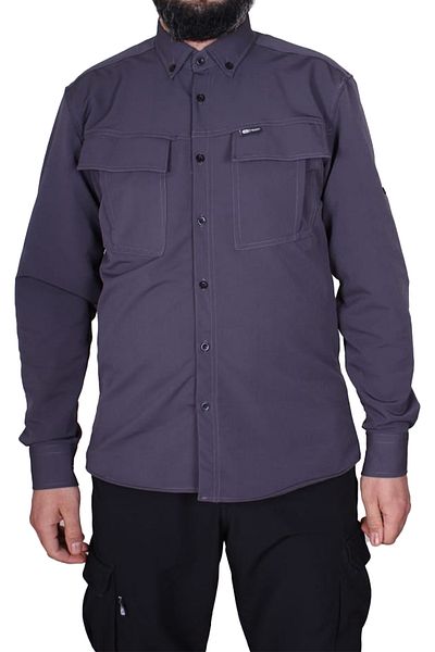 Nikbin Αθλητικό πουκάμισο Tactical Outdoor Anthracite Lycra