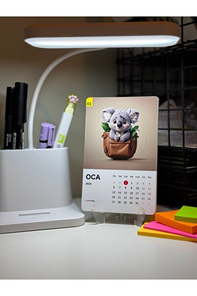 cakaybu Koala Temalı 2026 GÜNCEL Masaüstü Takvim