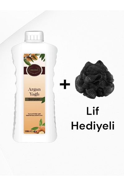 Ersağ Argan Oil Shampoo 1000 ml - (with Fiber Gift)