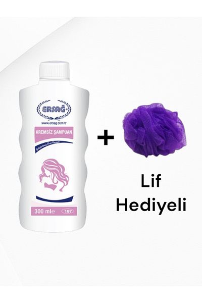 Ersağ Champoo Without Cream 300 ml - (with Fiber Gift)