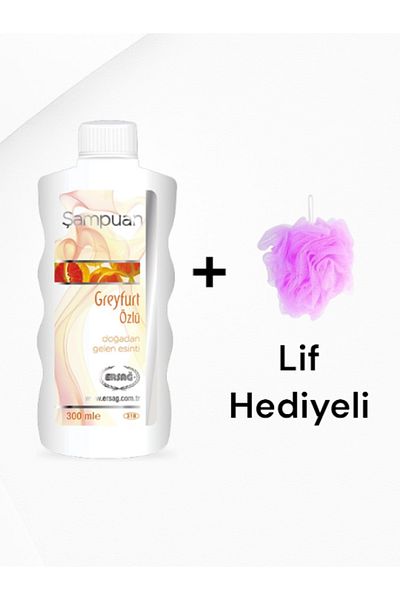 Ersağ Greyfurt Extract Shampoo 300 ml - (with Fiber Gift)
