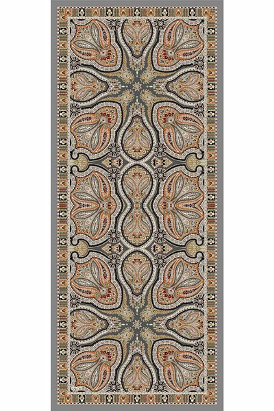 VALORSCARF Gray Rustic Patterned Batter
