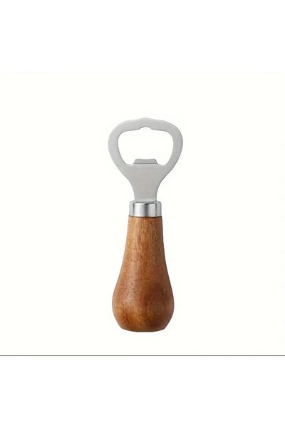 Purple Adv Purple Wooden Bottle Opener Silver