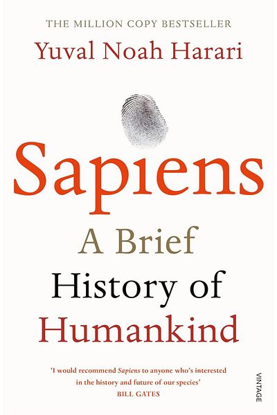 Vintage Books London Yuval Noah Harari - Sapiens: قصيرة التاريخ - تصميم إنساني