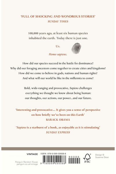 Vintage Books London Yuval Noah Harari - Sapiens: قصيرة التاريخ - تصميم إنساني