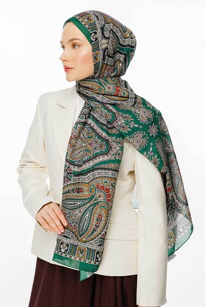VALORSCARF Grass Patterned Rustic Shawl