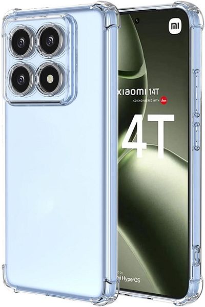 Nezih Case حافظة لهاتف Xiaomi 14T مع حماية للزوايا ومضادة للصدمات وغطاء صلب شفاف