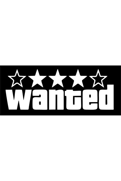 Birim Matbaa Wanted Car Sticker (I20X8 cm)