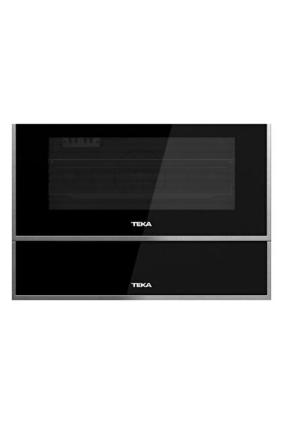 Teka - Cp 15 Gs - Ankastre Kompakt Tabak Isıtıcı - Teleskopik Ray - Siyah Cam...