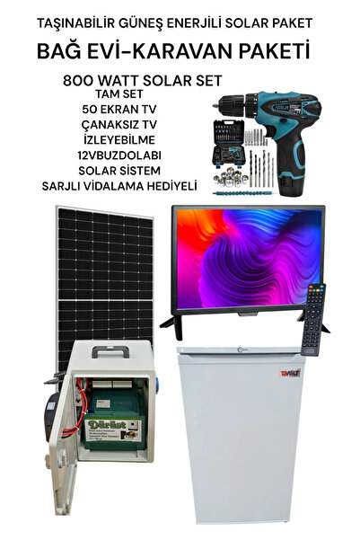 Lexron BAĞ EVİ+KARAVAN SOLAR SİSTEM FUL PAKET