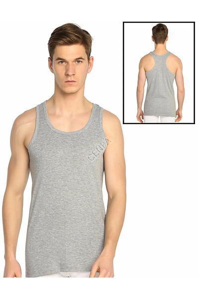 SİERNA Elite 6 Pieces Men's Sports Singlet Gray Srn-000312