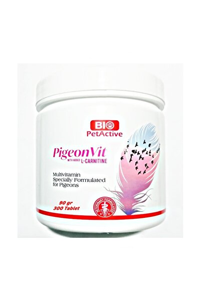 Pet Active L-carnitine Katkılı Anaç Ve Yavru Güvercin Hapı Vitamini 300 Tablet - 90gr