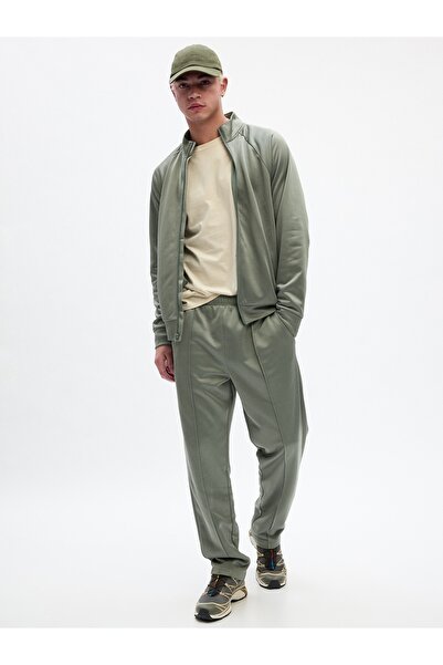 GAP Erkek Yeşil GapFit Fransız Havlu Kumaş Track Eşofman Altı