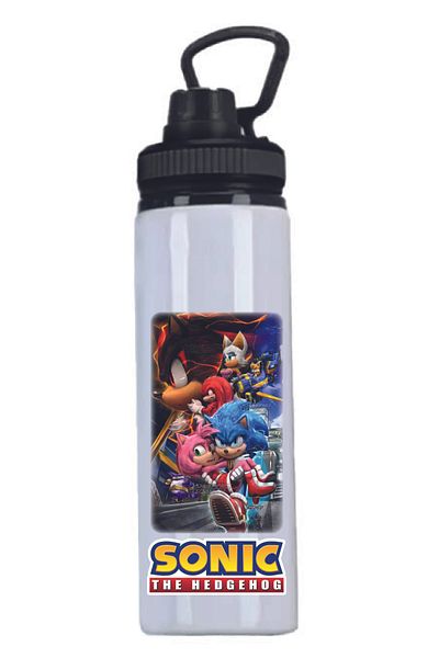 DKDZ SHOP Sonic Printed Water Bottle - 850ml -009