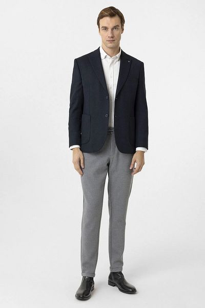 SÜVARİ Μονό μπουφάν με ριγέ σχέδιο Survari 6 Drop Slim Fit