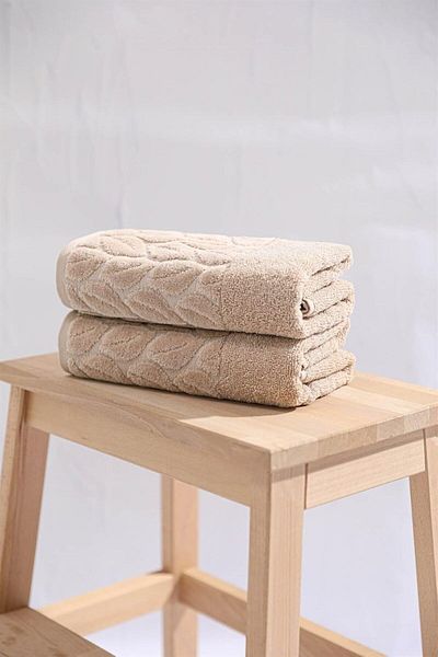 STOREMAX Mu-Artshop Hazal 2-Piece Hand Towel 50X90 Mink Tnca 871301