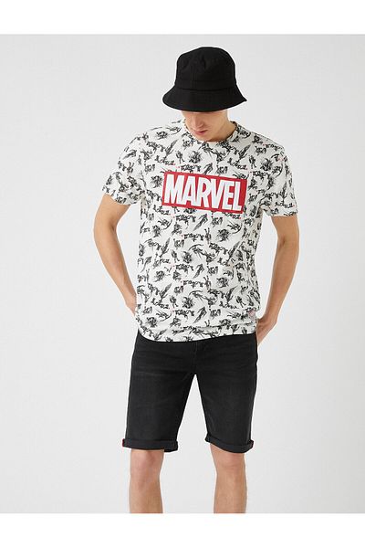 Koton Τυπωμένο με άδεια T-Shirt Marvel