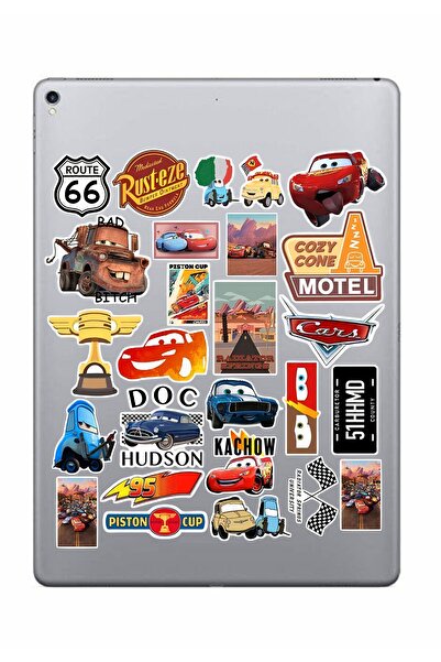 HEDİYENE BAK السيارات والسيارات ملصق حزمة رصاصة مجلة دفتر ملصق جدول الأعمال د...