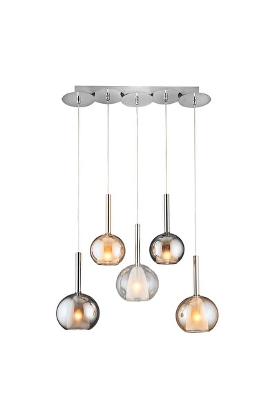 LADCO AYDINLATMA A-168-5Y 5'Lİ SIRALI SARKIT AVİZE