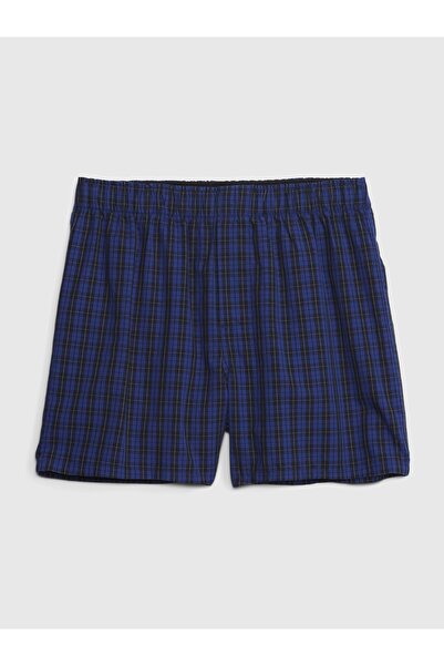 GAP Erkek Mavi Desenli Boxer