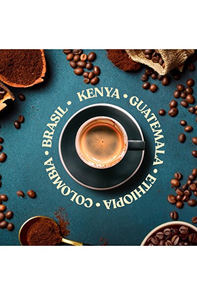 Anisah Coffee Dünya Filtre Kahveleri Tanışma Seti | 5x250gr | Kenya, Guatemala, Ethiopia, Colombia, Brasil