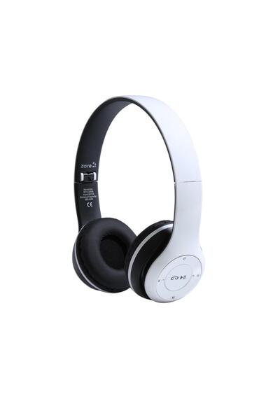 Genel Markalar Zore BTK ZR56 Kafa Üstü Bluetooth Kulaklık Beyaz