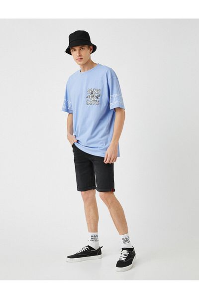 Koton Oversize Back Printed T-Shirt