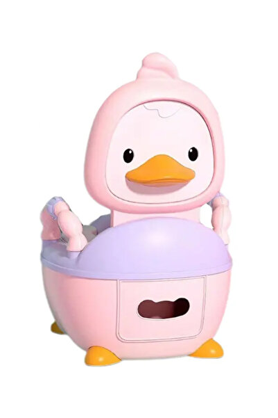 Fab N Funky Duck Potty Chair, Drawer Toilet, Clamshell Design, Non-Slip Botto...