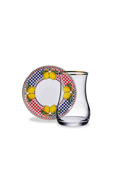 KORKMAZ Limonetta Cam Collection 12 Parça Çay Bardak Seti A8739-1