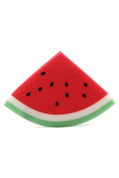 Babyhug Babyhug Watermelon Shaped Bath Sponge - Red