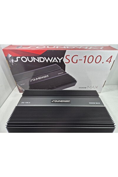 Soundway Amfi – 4 x 100 RMS Ses ve Bass Amfisi – SG-100.4 AB Class Oto Anfi
