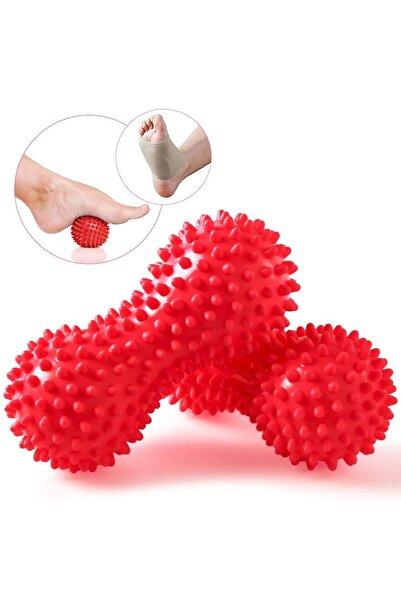 Bunionettes Plantar Fasiit Topu Duyu Topu Dikenli Egzersiz Topu El Ayak Sırt ...