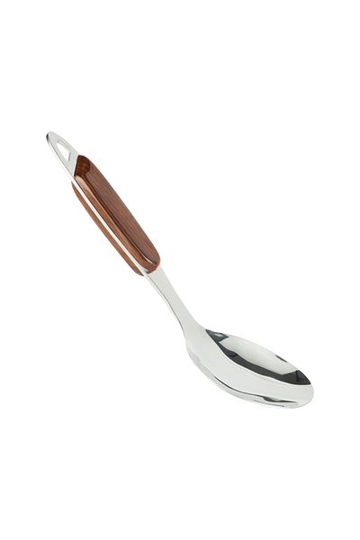 ROYALFORD RF9772 Stainless Steel Rice Spoon with Wooden Finish Handle