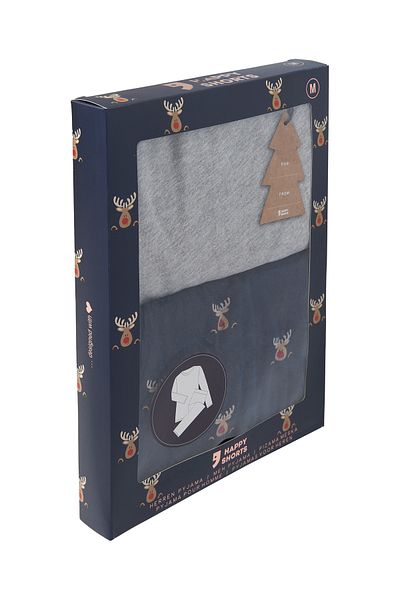 Happy Shorts Pyjama Cozy Christmas Schlafanzug Schlafmode Bequem