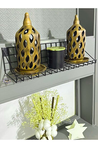 BROOHOME Büyük Duvar 67cmx12cmx12cm Raf Tel Takı Baharatlık I Banyo Aksesuar Düzenleyici , Mutfak
