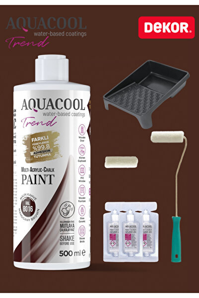Aquacool Trend Su Bazlı Akrilik Hobi Boya 500 ml Rulo Katalizör Boyacı Tavası...