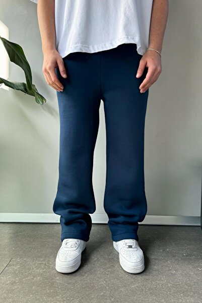Flaw Wear Basic Navy Blue Sweatpants