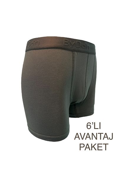 ByDon ΑΝΔΡΙΚΟ Lycra BOXER ΠΑΚΕΤΟ 6 ΠΛΕΟΝΑΣΜΩΝ